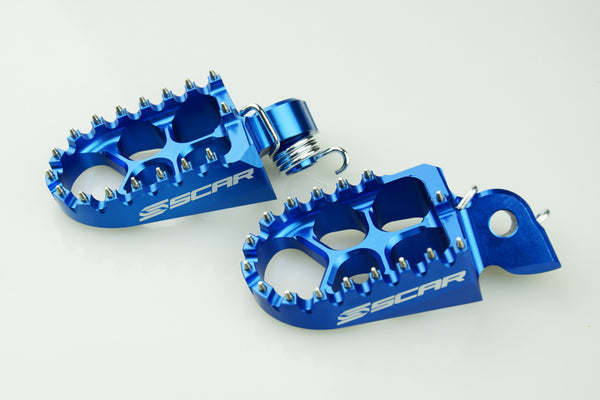 Scar Evolution Voetsteunen KTM/Husaberg./Husq./Sherco/Beta 1998-2024 Blauw