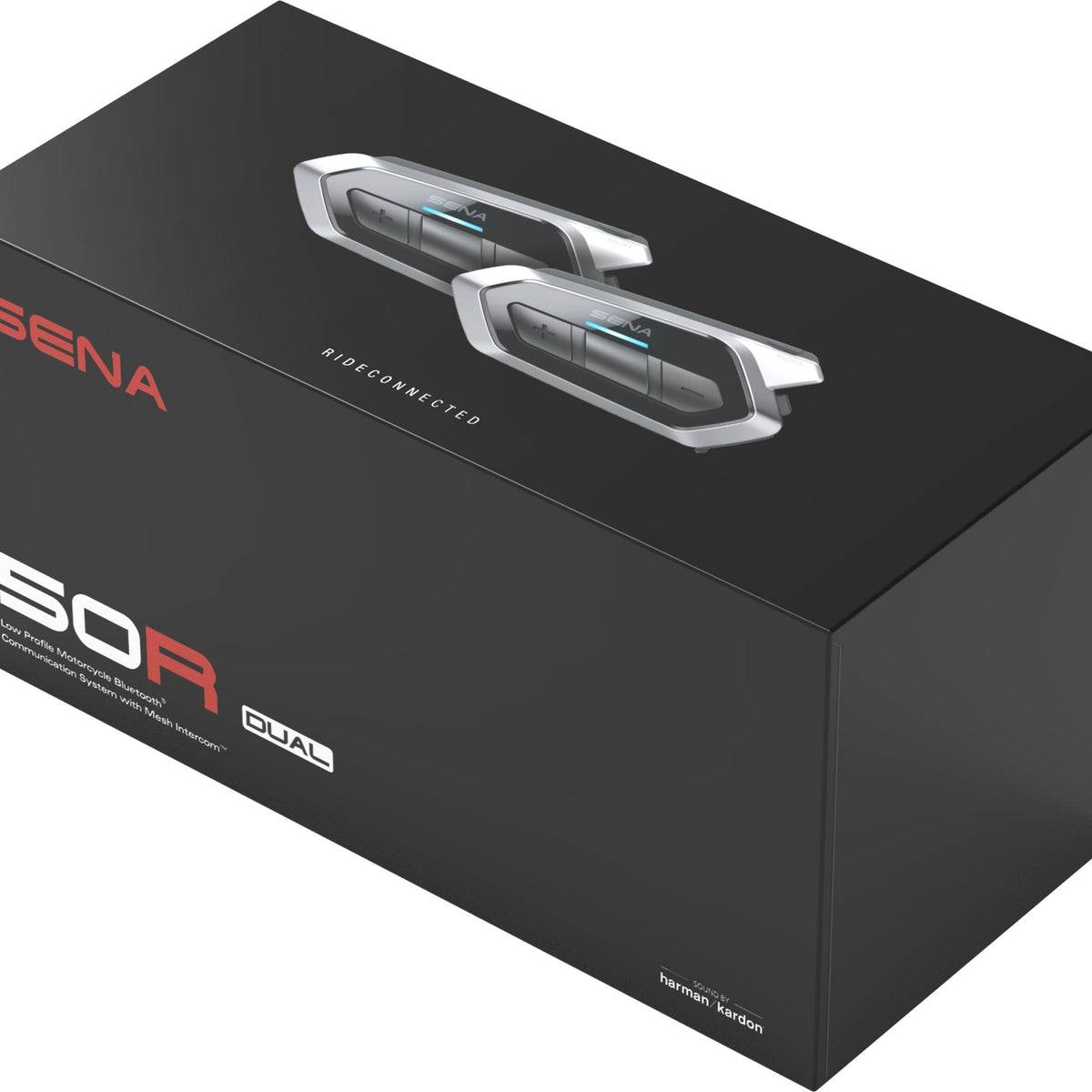 Sena 50R Mesh & Bluetooth Intercom, Sound by Harman Kardon Duopack