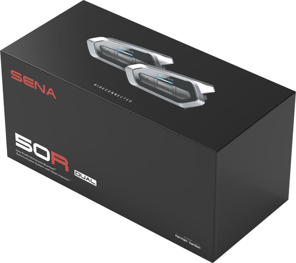Sena 50R Mesh- & Bluetooth-Intercom, Sound by Harman Kardon Duopack