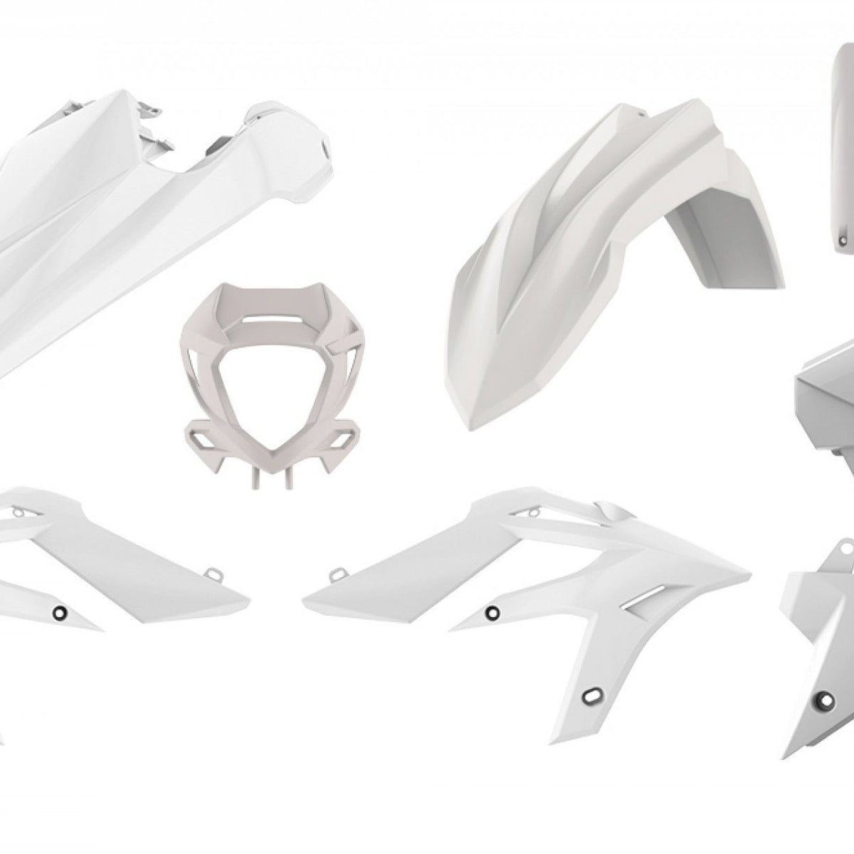 Polisport Plasticset Wit BETA XTRAINER 250/XTRAINER 300 2020-2022