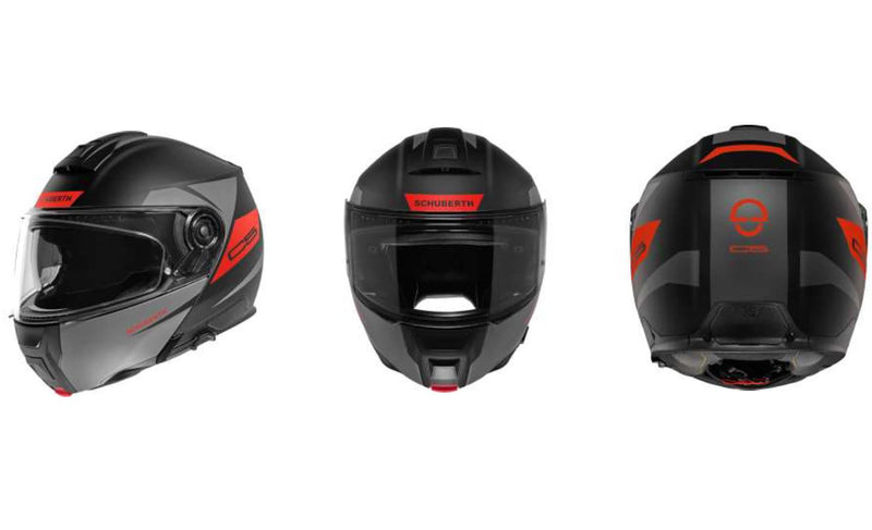 Schuberth C5 Eclipse Anthracite Red Systeemhelm