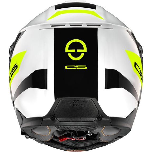 Schuberth C5 Eclipse Yellow/White Systeemhelm