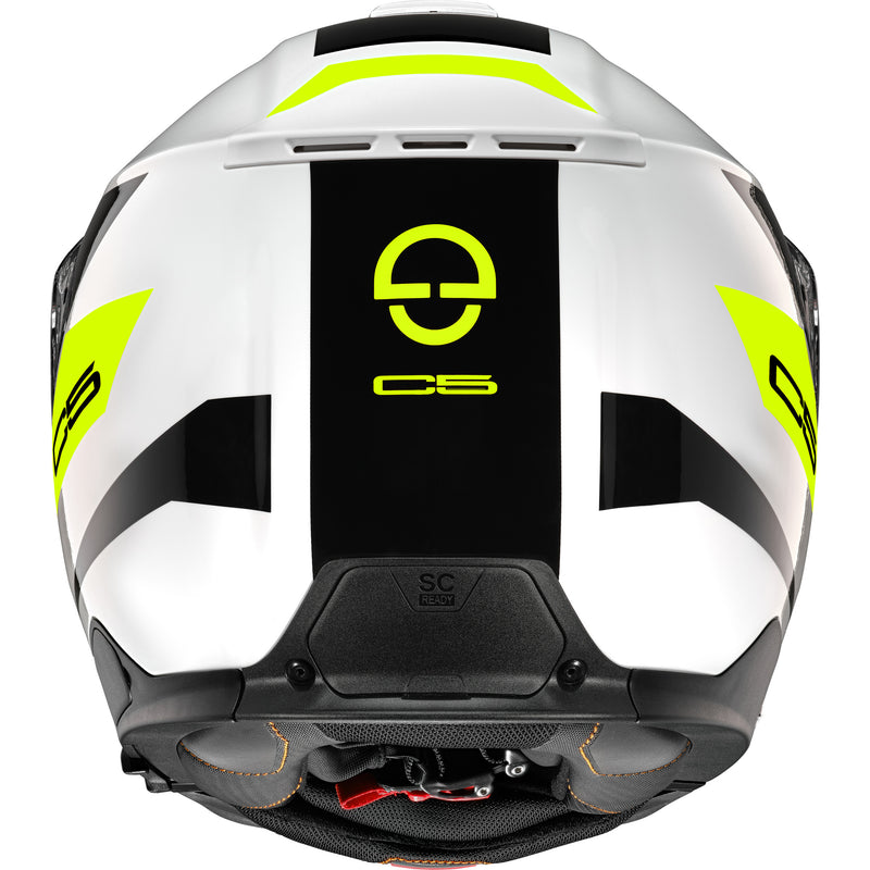 Schuberth C5 Eclipse Yellow/White Systeemhelm