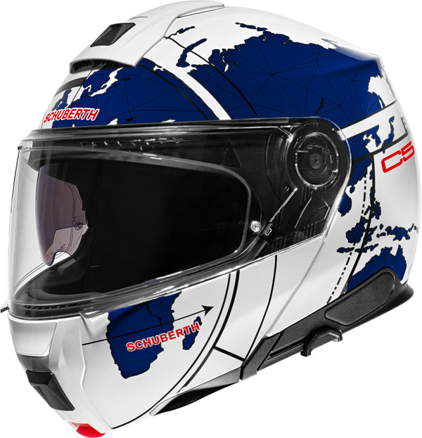 Schuberth C5 Globe Blue Modular Helmet