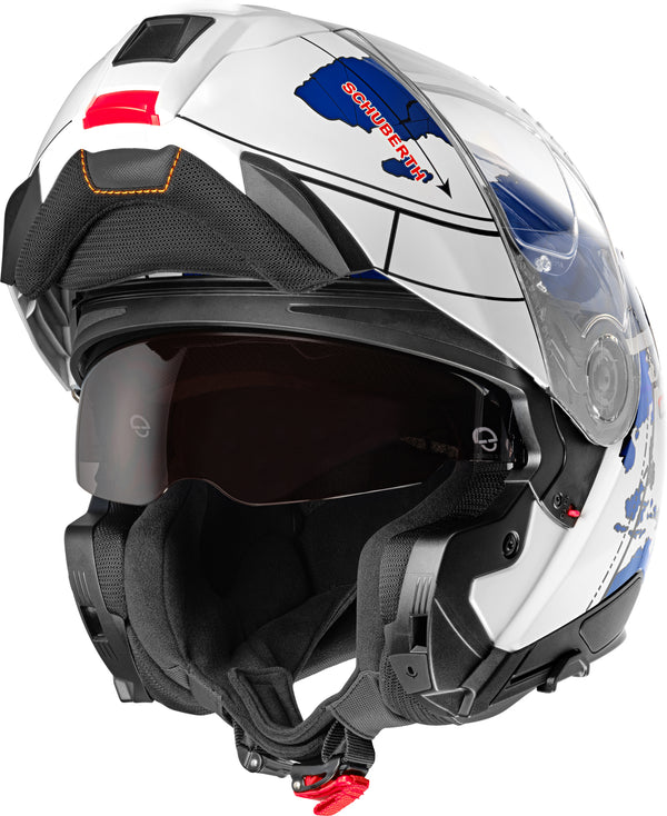 Schuberth C5 Globe Blue Modular Helmet