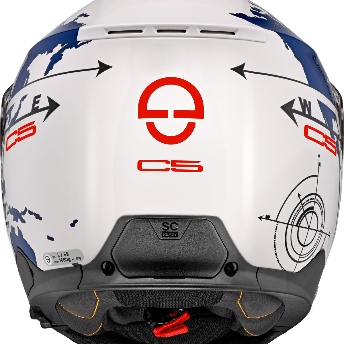 Schuberth C5 Globe blue Systeemhelm