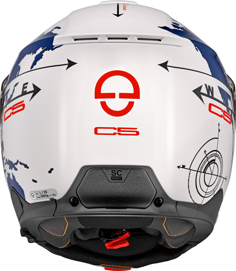 Schuberth C5 Globe blue Systeemhelm