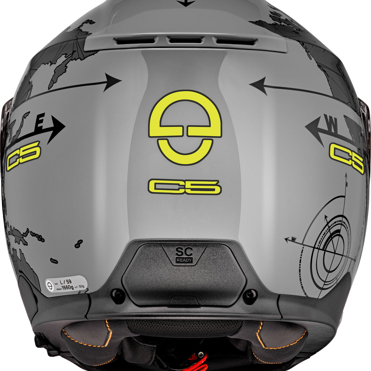 Schuberth C5 Globe grey Systeemhelm
