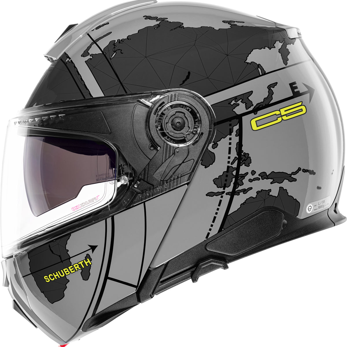 Schuberth C5 Globe grey Systeemhelm