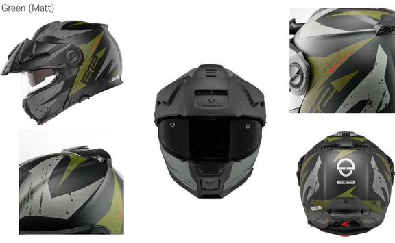 Schuberth E2 Explorer Matt Green Adventurehelm
