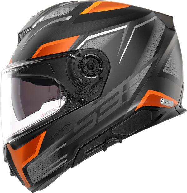 Schuberth S3 Storm Matt Orange Full-Face Helmet