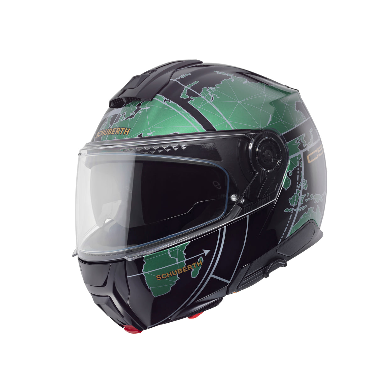Schuberth C5 Globe Green Systeemhelm