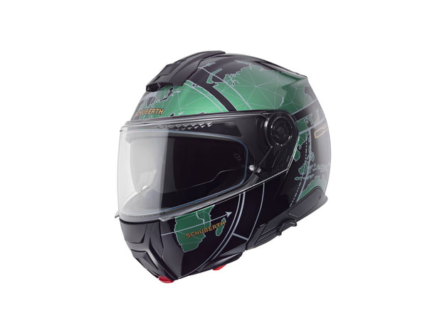 Schuberth C5 Globe Green Modular Helmet