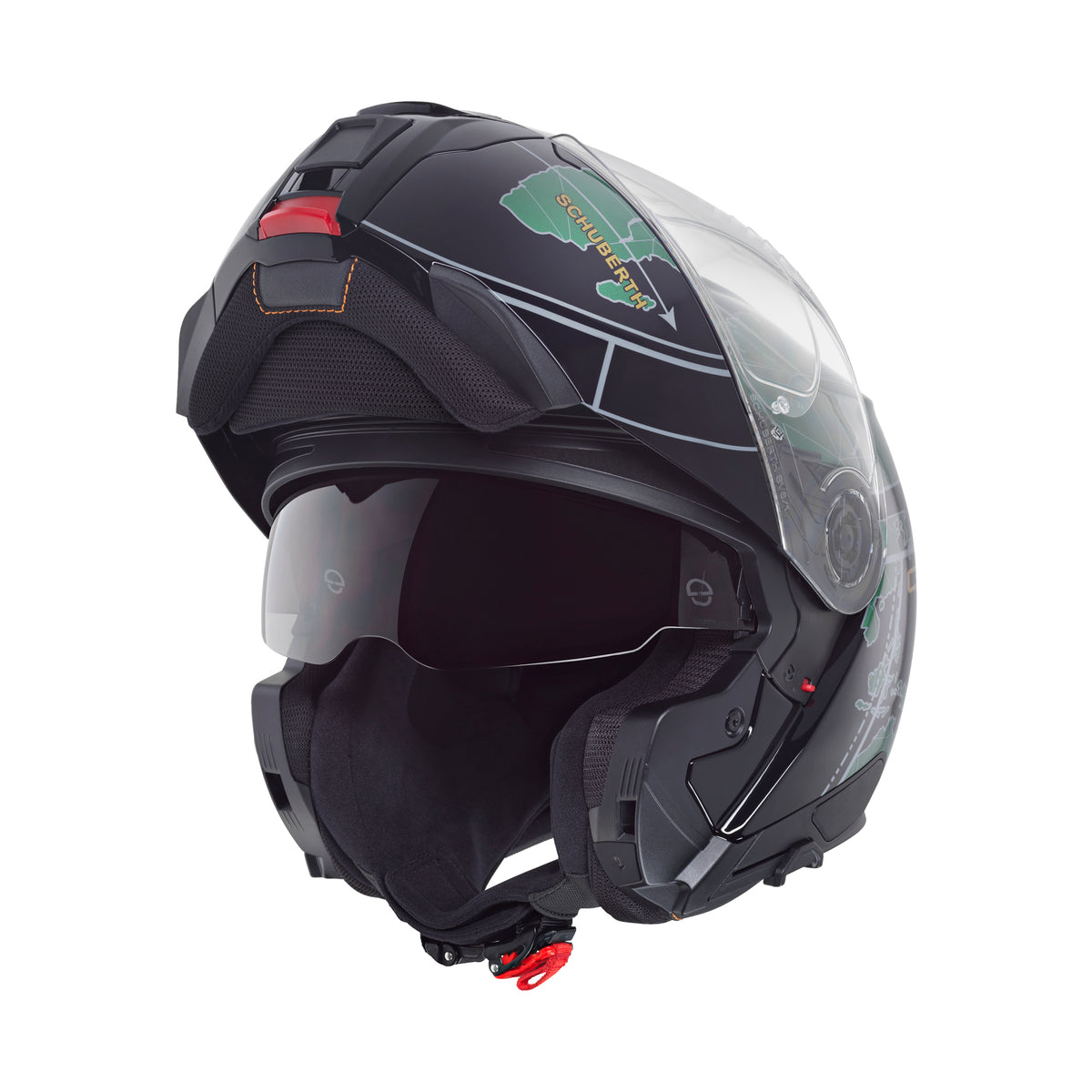 Schuberth C5 Globe Green Systeemhelm