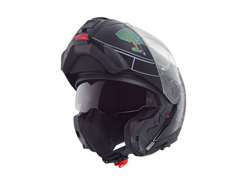 Schuberth C5 Globe Green Systeemhelm