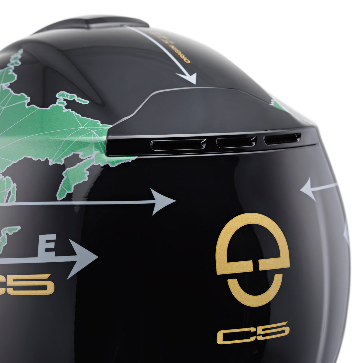 Schuberth C5 Globe Green Systeemhelm