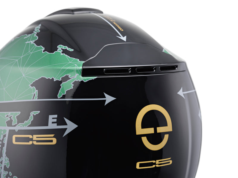 Schuberth C5 Globe Green Systeemhelm