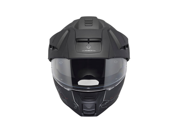 Schuberth E2 Atlas matt black/red Adventurehelm