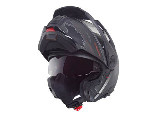 Schuberth E2 Atlas matte black/red Adventure Helmet
