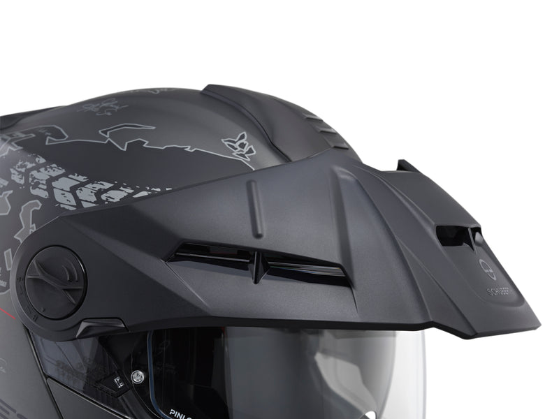 Schuberth E2 Atlas matt black/red Adventurehelm
