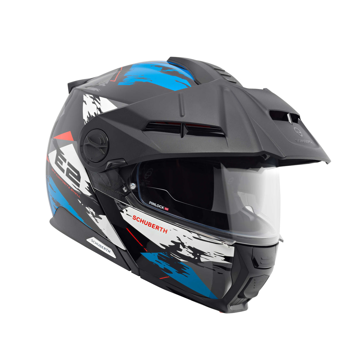 Schuberth E2 Trail Blue Adventurehelm