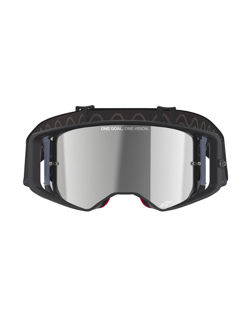 Alpinestars Supertech CORP Black/Grey Mirror Silver Goggles