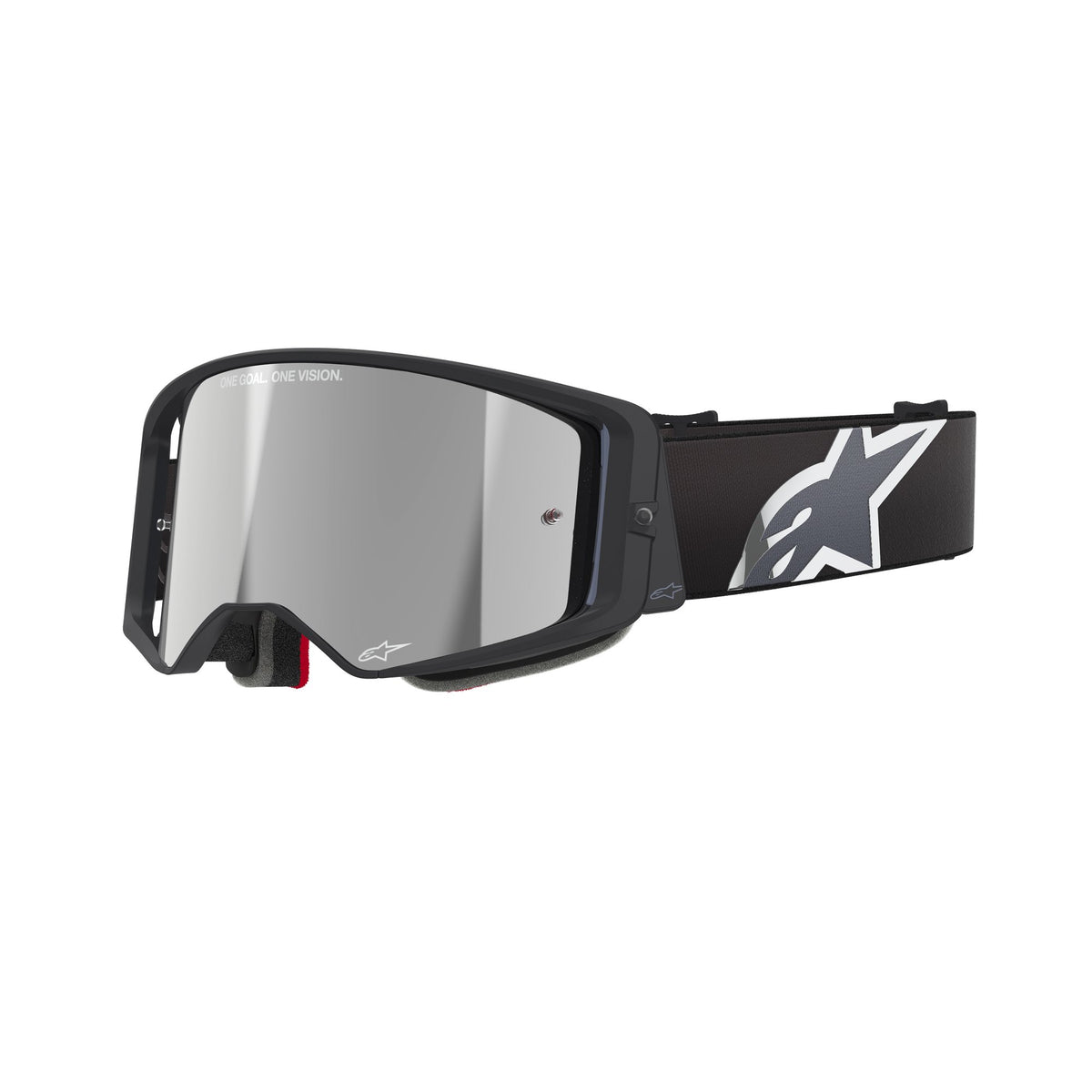 Alpinestars Supertech CORP Black/Grey Mirror Silver Goggles