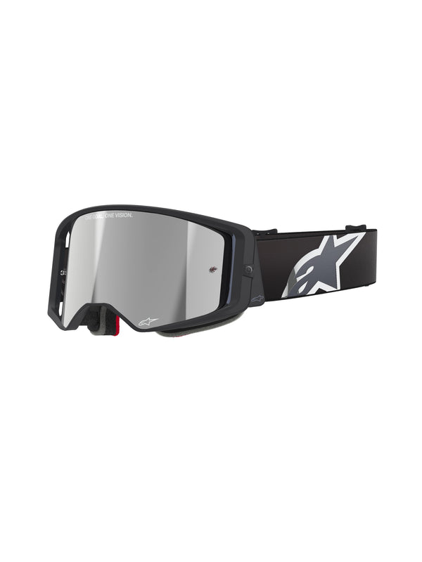 Alpinestars Supertech CORP Schwarz/Grau Spiegel Silber Crossbrille