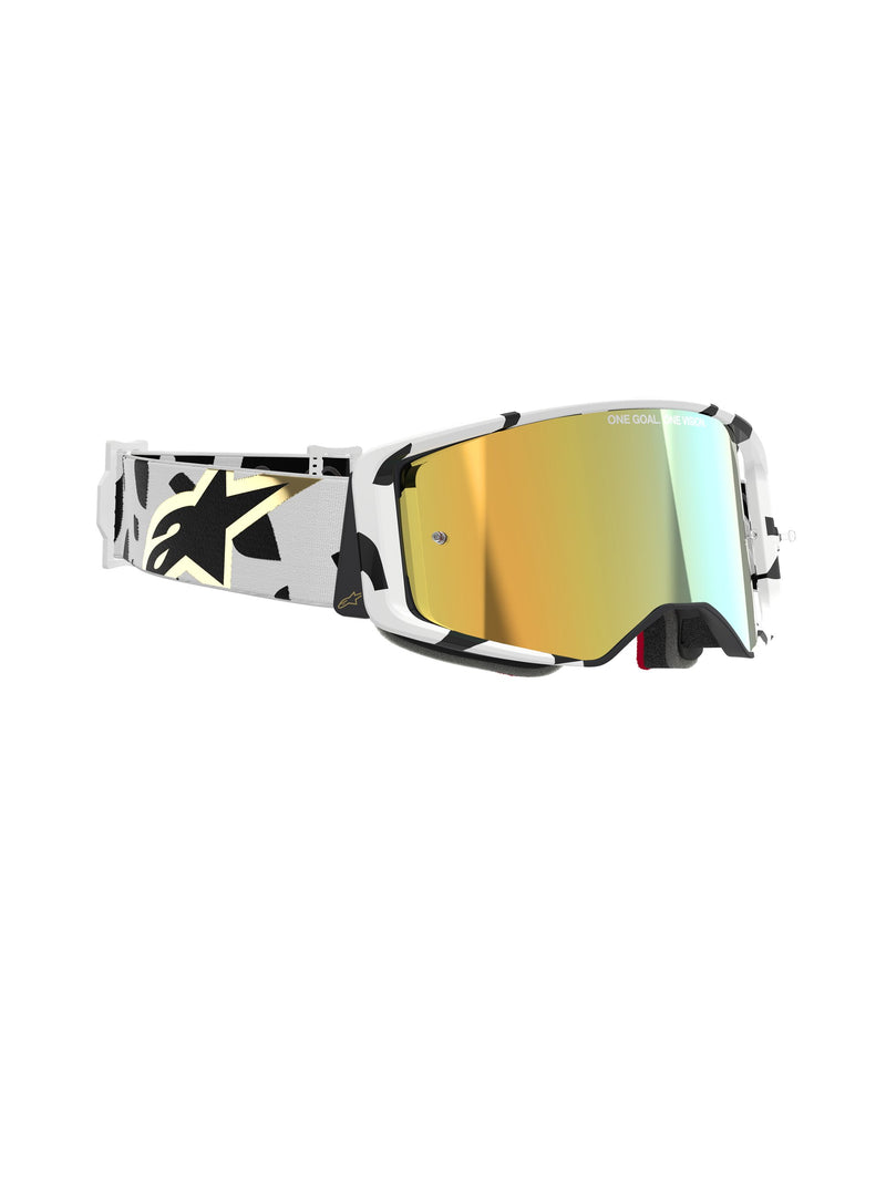 Alpinestars Supertech CORP Wit Goud Spiegel Goud Crossbril