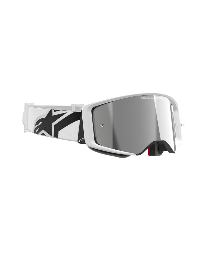Alpinestars Supertech CORP Wit Spiegel Zilver Crossbril