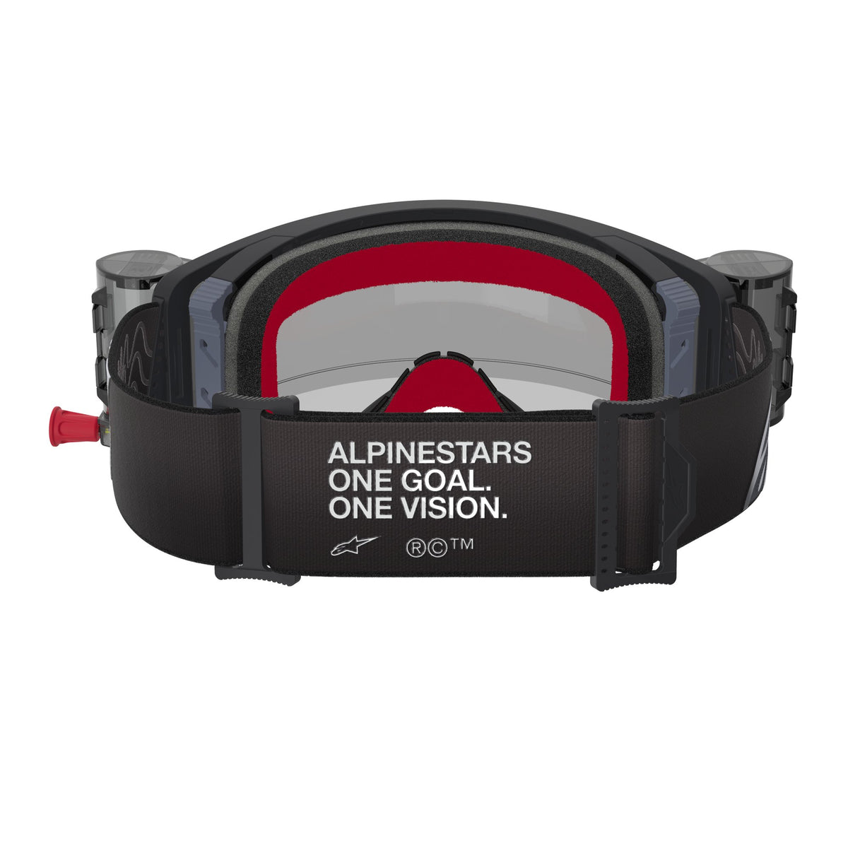 Alpinestars Supertech CORP Schwarz/Grau Klar ROLL-OFF Crossbrille