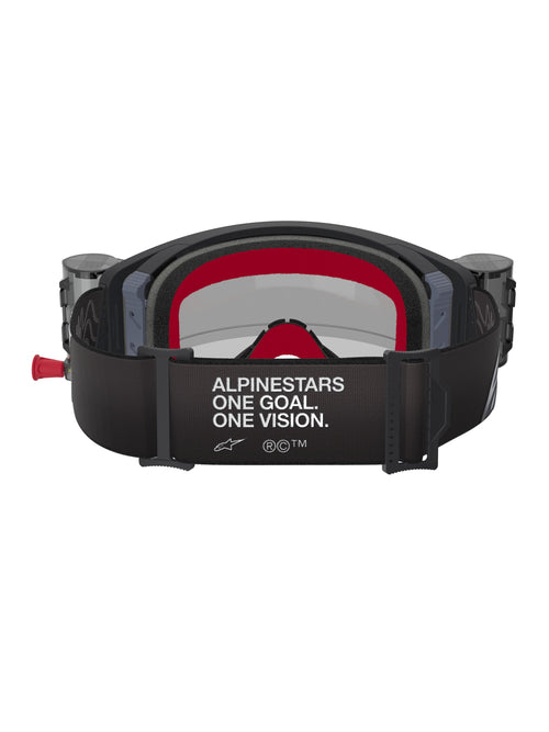 Alpinestars Supertech CORP Zwart/Grijs Helder ROLL-OFF Crossbril