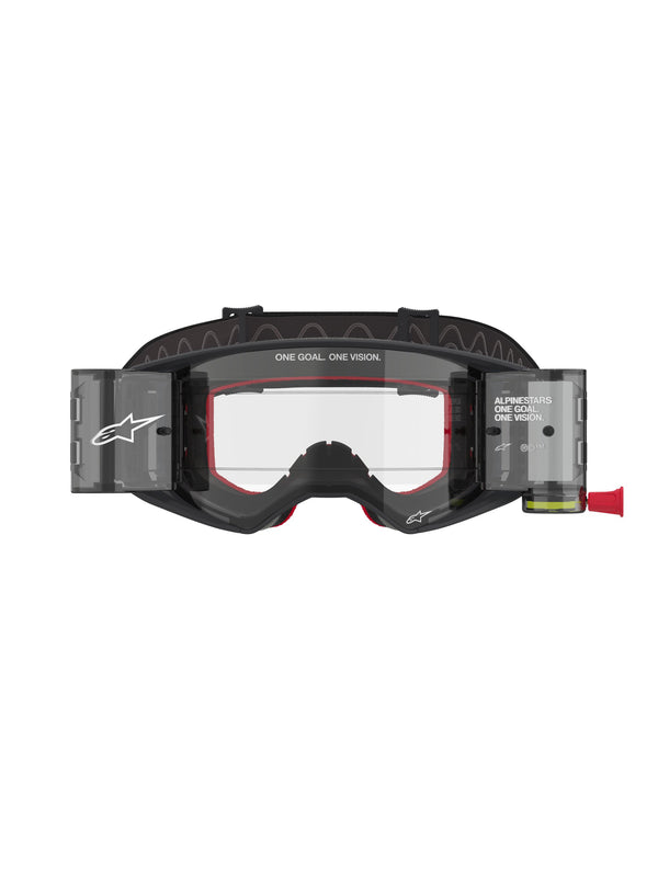Alpinestars Supertech CORP Schwarz/Grau Klar ROLL-OFF Crossbrille
