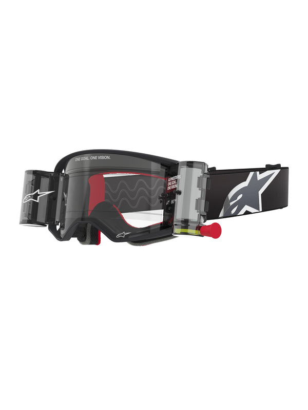 Alpinestars Supertech CORP Schwarz/Grau Klar ROLL-OFF Crossbrille