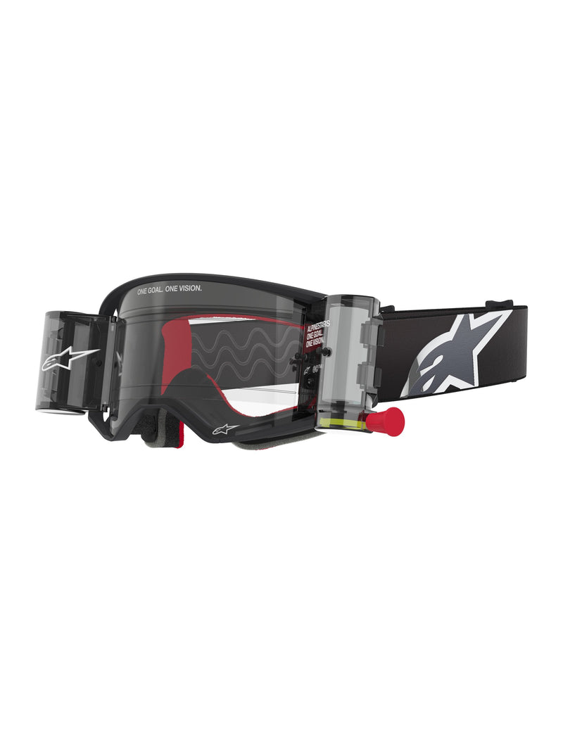 Alpinestars Supertech CORP Schwarz/Grau Klar ROLL-OFF Crossbrille