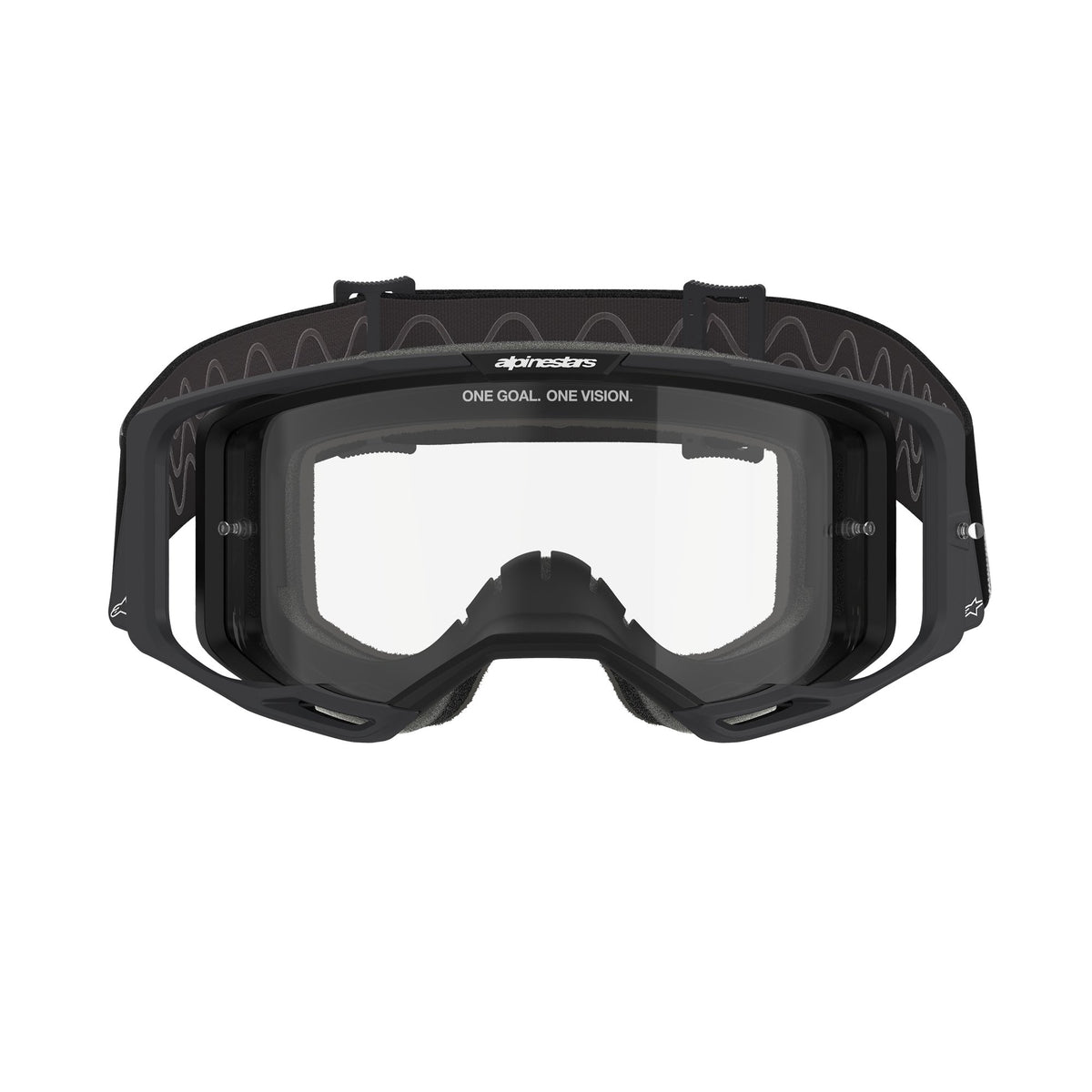 Alpinestars Vision 8 CORP Black/Clear Motocross Goggles