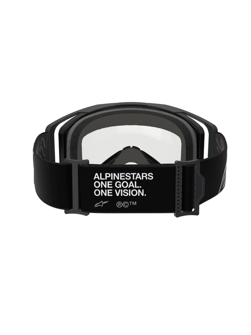 Alpinestars Vision 8 CORP DUAL PANE Zwart/Helder Crossbril