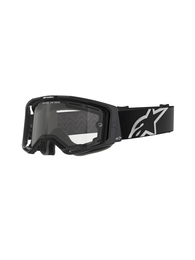 Alpinestars Vision 8 CORP DUAL PANE Zwart/Helder Crossbril