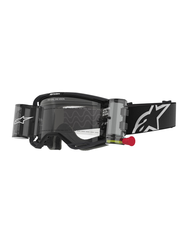 Alpinestars Vision 8 CORP Schwarz/Klar ROLL-OFF Crossbrille