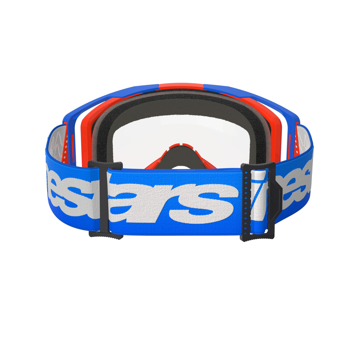 Alpinestars Vision 8 WORDMARK Blau Orange Klar Crossbrille