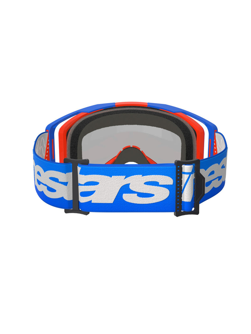 Alpinestars Vision 8 WORDMARK Blau Orange Spiegel Rot/ Crossbrille