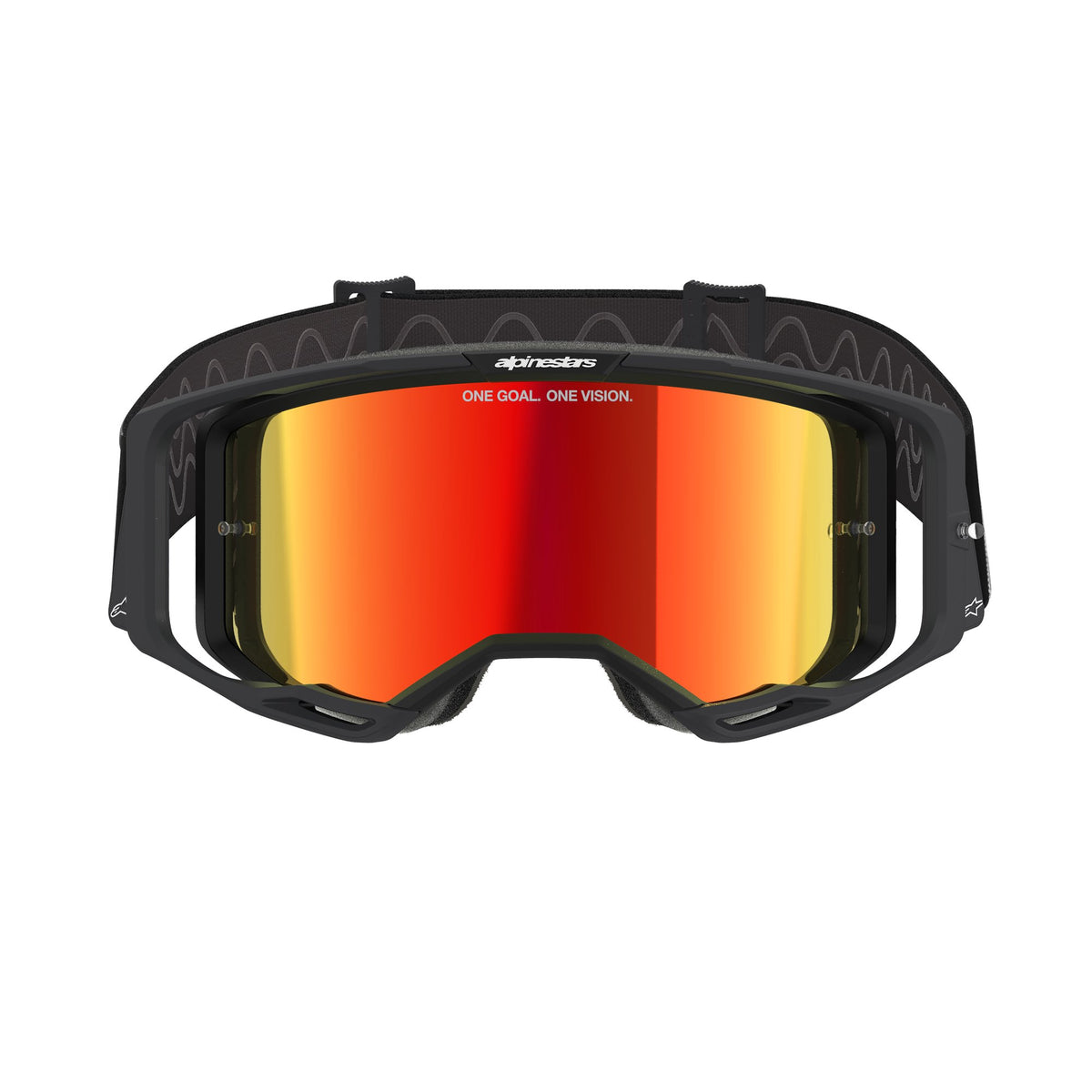 Alpinestars Vision 8 CORP Zwart/Spiegel Rood/ Crossbril