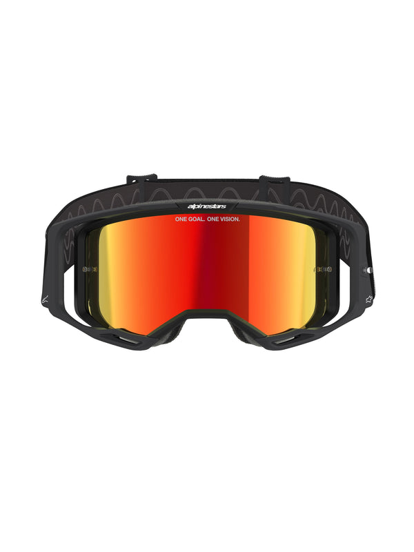 Alpinestars Vision 8 CORP Schwarz/Spiegel Rot/ Crossbrille