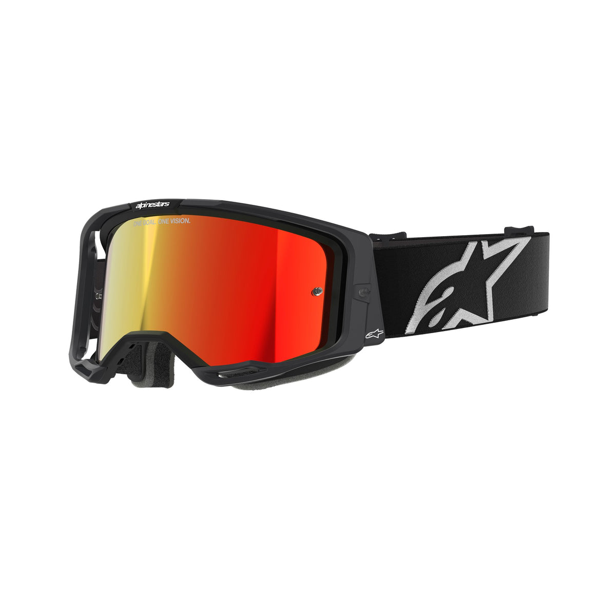 Alpinestars Vision 8 CORP Zwart/Spiegel Rood/ Crossbril