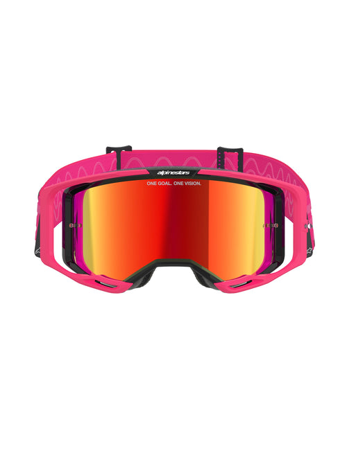 Alpinestars Vision 8 CORP Roze Spiegel Rood/ Crossbril