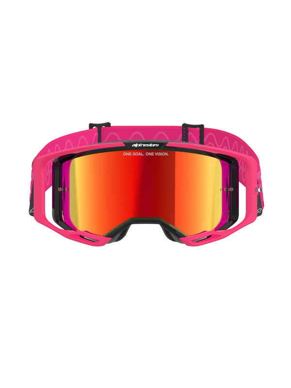 Alpinestars Vision 8 CORP Pink Spiegel Rot/ Crossbrille