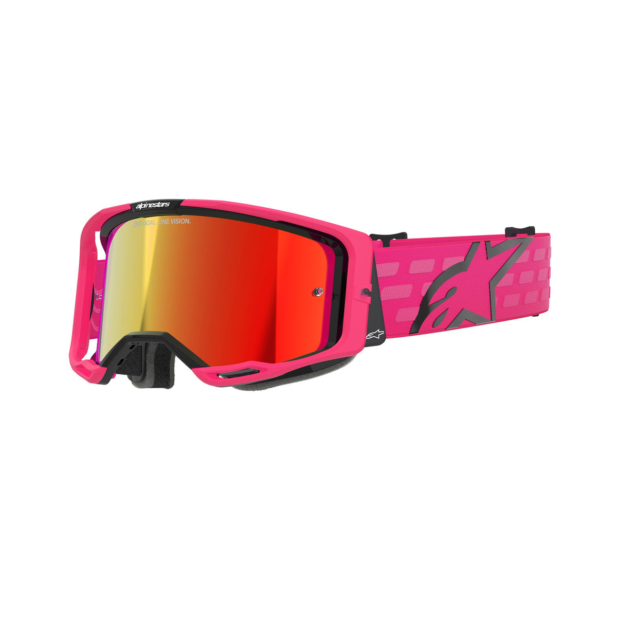 Alpinestars Vision 8 CORP Roze Spiegel Rood/ Crossbril
