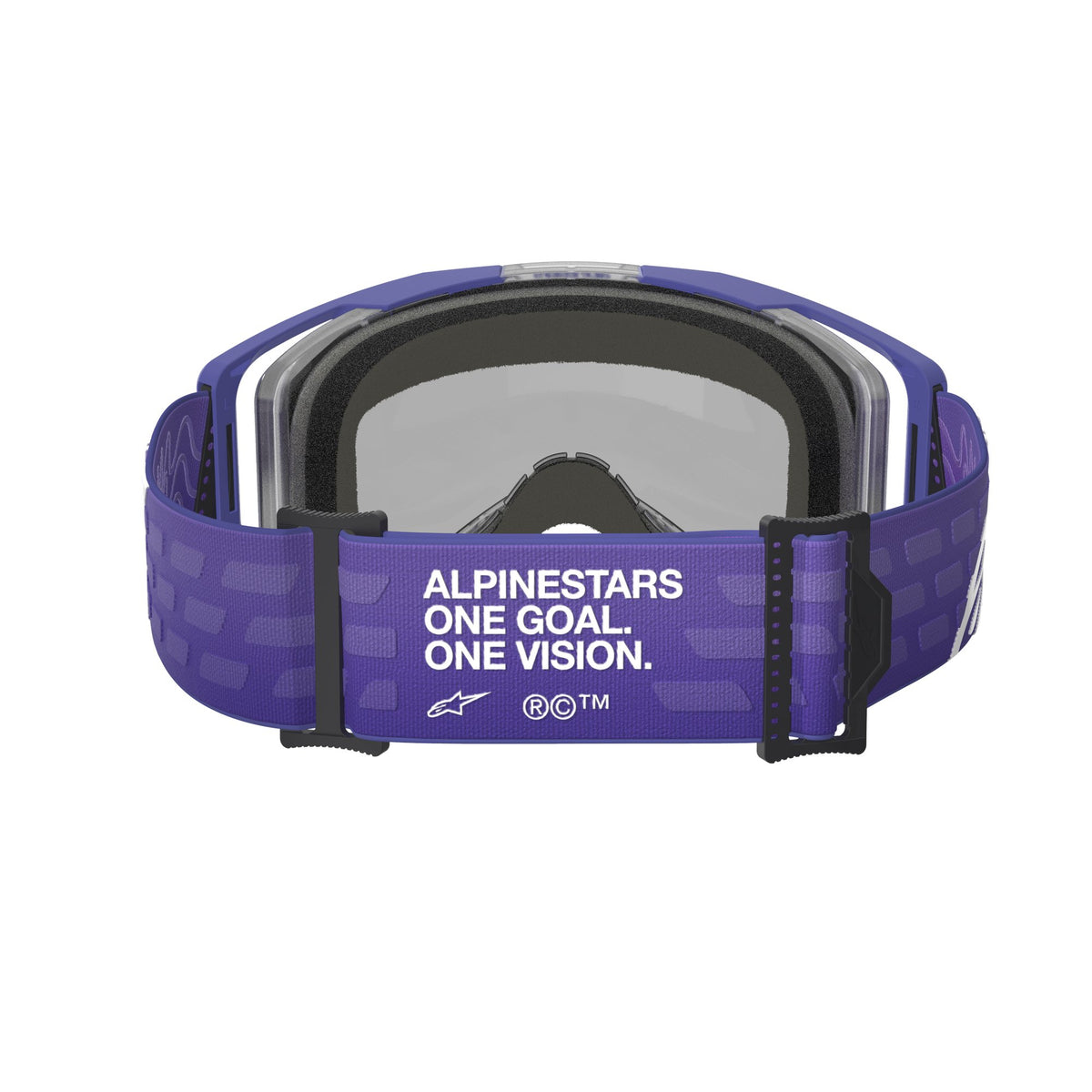 Alpinestars Vision 8 CORP Lila Spiegel Blau Motocross-Brille