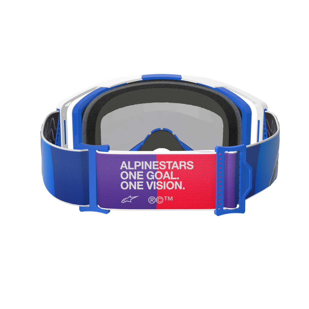 Alpinestars Vision 8 CORP Blau Weiß Spiegel Blau Crossbrille