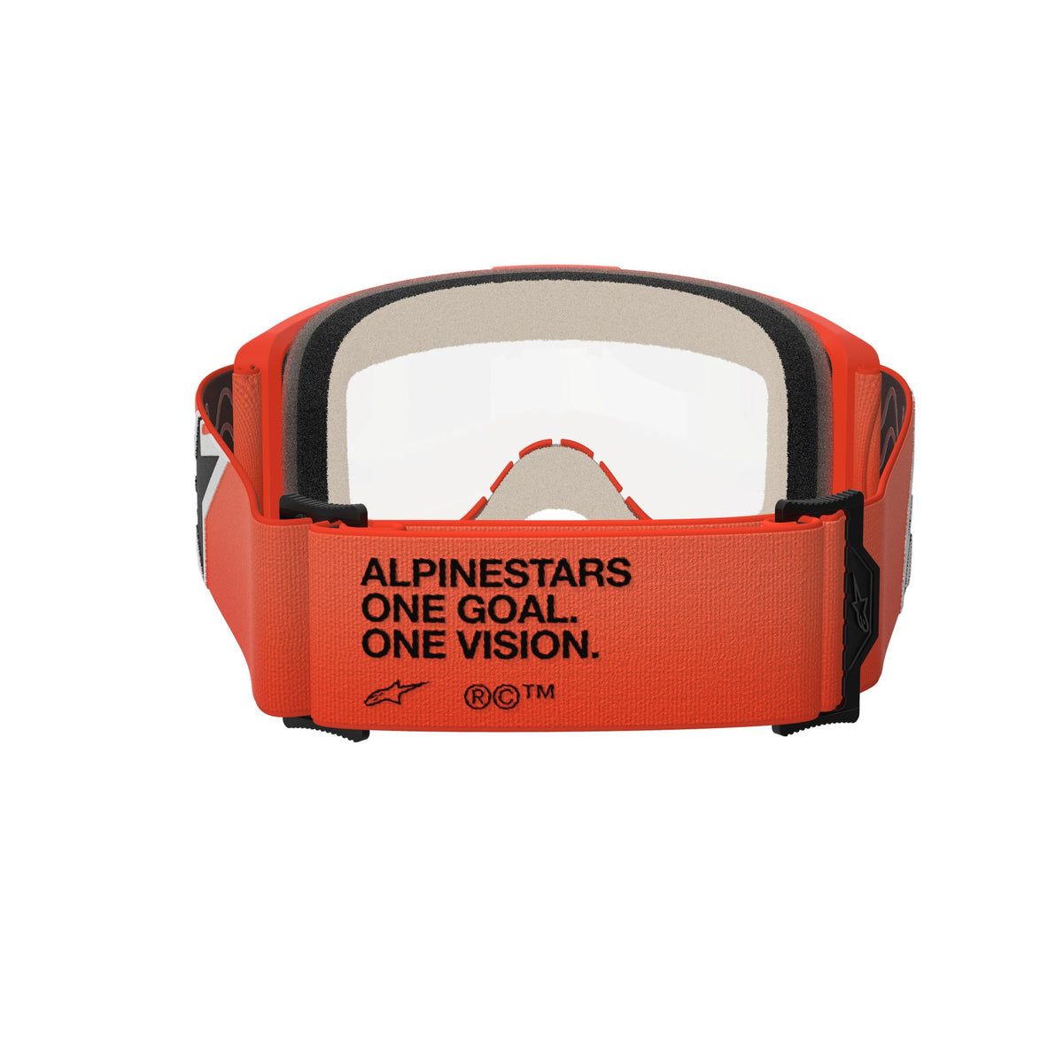 Alpinestars Vision 5 CORP Orange Clear Motocross Goggles